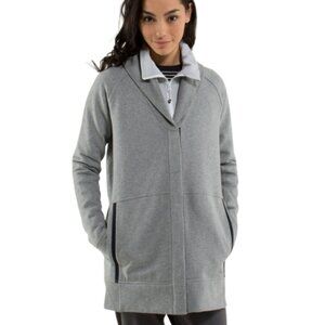 Lululemon Womens 4 Yin To My Yang Cardi Heathered Medium Grey